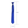 Simpowe Uniform - Corbatas de cuello para hombre, Azul-20.47" de