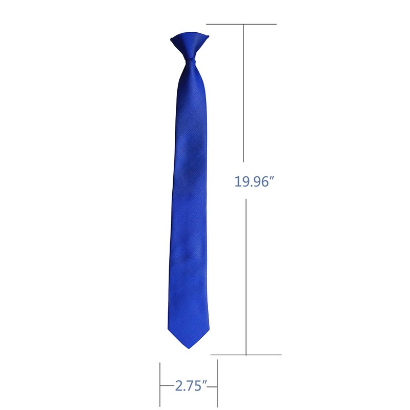 Simpowe Uniform - Corbatas de cuello para hombre, Azul-20.47" de