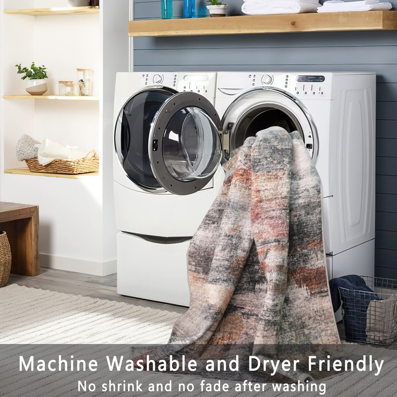 vivorug Washable Rug, Ultra Soft Area Rug 3x5, Non Slip