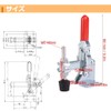 Yosoo Mini Toggle Clamp 2-Piece Set GH-101-A Vertical Clamp Downward