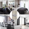 BEL AVENIR Magnetic Curtain Tiebacks, Decorative Drapery Holdbacks Modern Woven