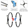 Vzfit Pack of 2 Friendship Bracelets with Butterfly Bracelets, Best