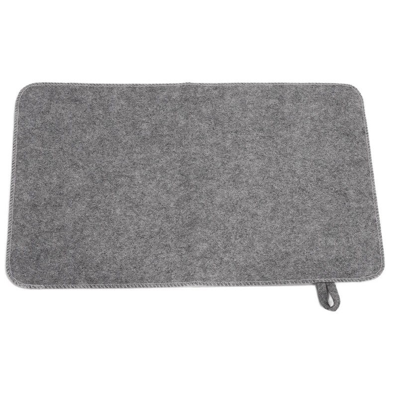Sauna Mat, Felt Material Sauna Accessories Comfortable Shower Bath for