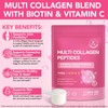 Multi Collagen Peptides Powder 16oz, Unflavored Hydrolyzed Collagen Types I,