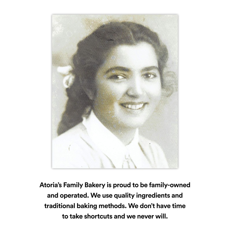 Atoria's Family Bakery, Traditional Pita Bread, Flatbread, 12 Oz. (8