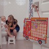 PUTSKA Potty Chart for Toddlers with Fireman Theme - Magnetic
