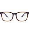 MAXJULI Blue Light Blocking Glasses,Computer Reading/Gaming/TV/Phones Glasses for Women Men(Brown)
