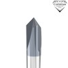 Corintian Solid carbide chamfer cutter with AlTiN coating, diameter 3-12