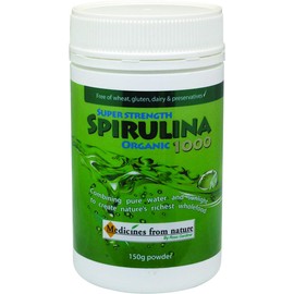 Medicines From Nature Super Strength 1000mg Spirulina Powder 150 g