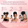 SEGOHAIR Afro Puff Kinky Curly Drawstring Ponytail Extensions for Black