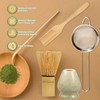 7Pcs Elegant Matcha Making Set With Whisk, Storage Holder, Powder