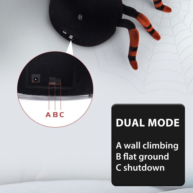 Remote Control Spider Toy High Simulation Dual Mode Electric Animal