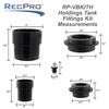 RecPro Universal RV Holding Tank Installation Fittings Kit Made in