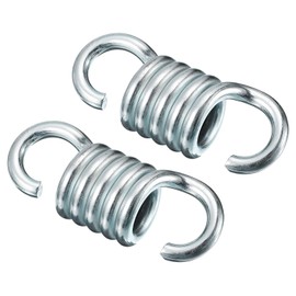 TOP-VIGOR 2Pcs Hammock Spring, Galvanized Iron Swing Extension Spring for Hanging Hammock Chairs and Porch Swings, Heavy Duty Spring Leisure Garden Swing Hammock (Load Capacity 350 kg/771.62lb)