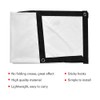 16:9 White Projection Screen, 60-120 Inch Portable Foldable Non-Crease Projector