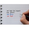 Uni-Ball 219006000 UM-153S Signo Impact Gel Pens with Rubber Grip,