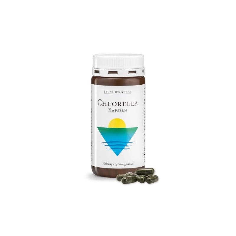 Sanct Bernhard Chlorella Capsules with Chlorophyll 180 Capsules