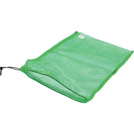 TRUSCO MH-S-1-GN Mesh Bag, Small, 15.4 x 21.7 inches (39 x 55 cm), 0.2 inches (4 mm), Green