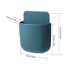 Wall Storage Holder Set 4 Colours 11.5 x 9 x 8.5 cm Modern Bathroom Organiser
