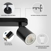 SGGSHENNAN Adjustable Spotlight Ceiling Light Fixture 3 Light Gu10 Track