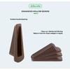 AiScrofa Door Stoppers for Bottom on Floor, Gaps, Rubber Wedge,