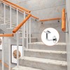 2 x Stainless Steel Handrail Carrier, Polished Handrail Holder for