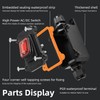 Feloako Waterproof Inline Cord Switch DPST 12V-24V/110V-250V| AC/DC Rocker Switch|