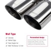 Upower Dual Exhaust Tip 3 Inch Inlet 3" outlet 9.5"