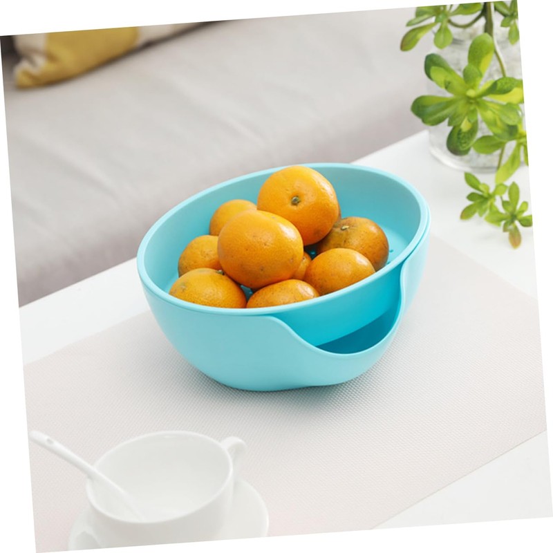 iplusmile Cleverly Designed Snack Bowl Nut Bowl Fruit Container for