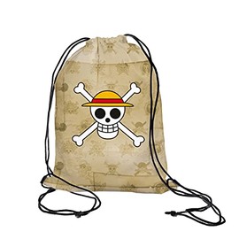 One Piece Gym Bag Skull, beige, Rucksack