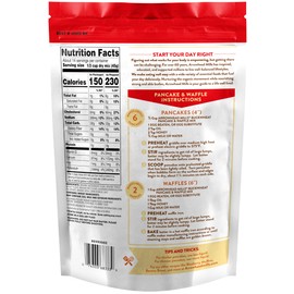 Arrowhead Mills Organic Buckwheat Pancake & Waffle Mix, 22 Ounce (Pack of 6)