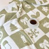 Andreannie Ultra Cozy Christmas Throw Blanket Microfiber Polyester Snowflake Pattern