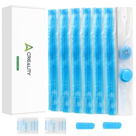 Creality 3D Printer Filament Storage Bags 35 x 35CM, 12 Transparent Sealed Bags Dust Proof Humidity Resistant Keeping Filament Dry, Reusable Vacuum Storage Bags Filament Vacuum Bags