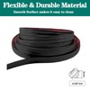 Black Quadrant Trim, Flexible Skirting Board Coving for Ceilings Plastic