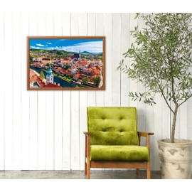 1000 Piece Jigsaw Puzzle The World's Most Beautiful City - Chesky Krumlov - (50 x 75 cm)