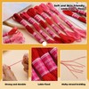 Easusy Embroidery Thread, 12 Skeins Red Series Embroidery Floss, Cross