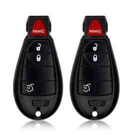 Car Key Fob Remote Keyless Entry Control M3N5WY783X 433MHz 4 Button Replacement for 2008 - 2013 Jeep Grand Cherokee Commander - 2 Pack