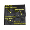 XTARPS - 6x12 Utility Trailer mesh Cover with 10 pcs