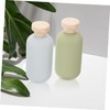 Healeved 2pcs Leakproof Travel Shampoo Bottles Avocado Squeeze Bottles Refillable