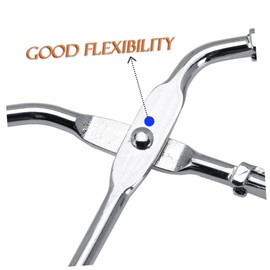 OHPHCALL 1pc Practical Stainless Steel Eyelash Curling Clip for Women Compact Handheld Curler for Natural Lash Curls Makeup Accessory for Eye Shapes Silver Design