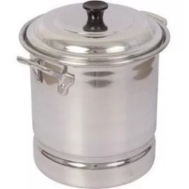 VAP2000 Juego De 3 Vaporeras Con Tapa Y Disco Cap 5, 12 Y 20  Litros
