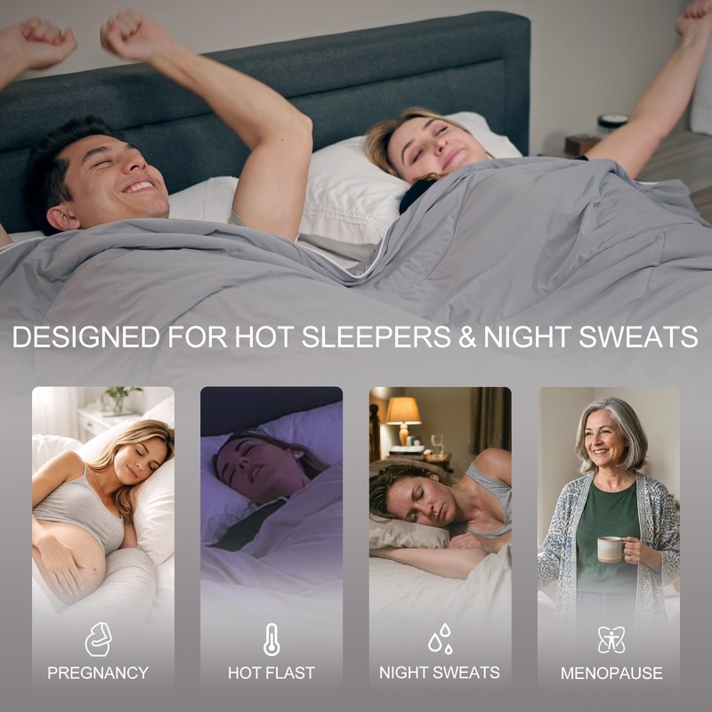 Moonrite Cooling Blanket King/Cal King Size, Q-max > 0.45 Japanese