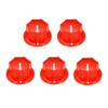 MECCANIXITY 5Pcs ABS and Copper Potentiometer Knobs 1/4" Volume Tone