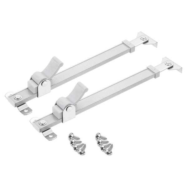 sourcing map 2Pcs 15 Inches Window Hinges, Stainless Steel Casement