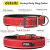 Fida Heavy Duty Dog Collar 1.5” Width, Ultra Soft Neoprene