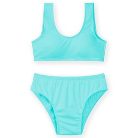 WhizBuzz Girls Bikini Teen Bathing Suits Teenage Two Piece Swimsuits Girl Swim Suits Size 10-12 14-16 Green