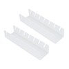 2Pcs Hat Holder Acrylic 14 Slots Non Slip Multifunctional Baseball