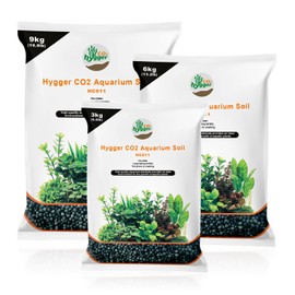 Hygger CO2 Shrimp Soil Water Grass Mud for Aquarium Fish Tank Aquascaping - Aquarium Substrate Soil for Shrimp Breeding and Plant Growth, No Washing Needed(6.6, Pounds)