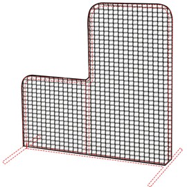 LalaKoo 7x7ft L Screen Baseball Screen Pitching Screen Net Replacement （Frame NOT Included fit for All Universal L Screen Frame Baseball Pitching Netting Replacement Net Only
