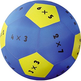 Prodesign 9003 Multiplikations, Spiel-und Lernball, Durchmesser 35 cm, Mehrfarbig, S